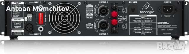 Професионален усилвател Behringer EUROPOWER EP2000, снимка 3 - Ресийвъри, усилватели, смесителни пултове - 54805329