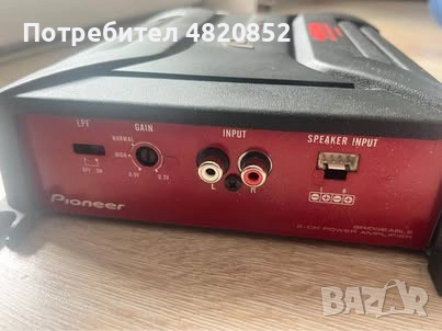 Усилвател pioneer GM-A3602, снимка 3 - Ресийвъри, усилватели, смесителни пултове - 54465772