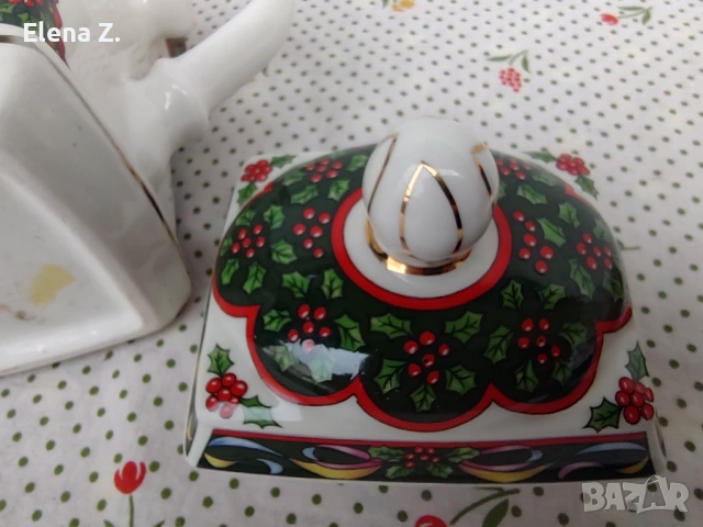 Винтидж коледен чайник Sadler, Англия, снимка 14 - Аксесоари за кухня - 53999985