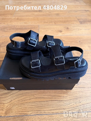 G-Star Raw ЧИСТО НОВИ Дамски кожени сандали, снимка 9 - Сандали - 54610844