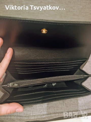 Голям дамски портфейл от естествена кожа MUSETTE – модел PD Jenifer, снимка 3 - Портфейли, портмонета - 55212546