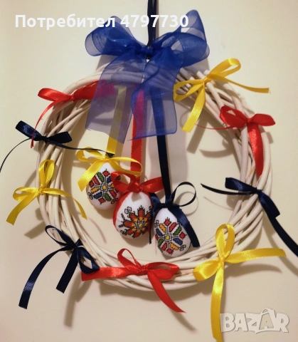 Венец с яйца с шевици 