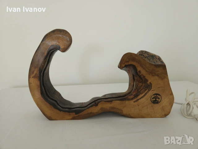 Ръчно изработени лампи от дърво., снимка 11 - Декорация за дома - 54498453