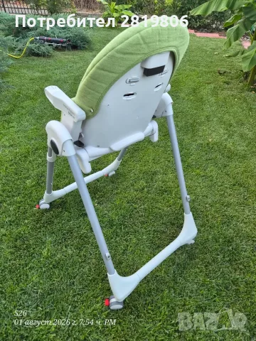 Бебешко столче за хранене - Peg Perego - Prima Pappa Follow Me, снимка 3 - Столчета за хранене - 55538520