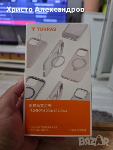 Оригинален кейс TORRAS Stand Case за iPhone 16 Pro (с вградена стойка и MagSafe) #68, снимка 5 - Калъфи, кейсове - 54635402
