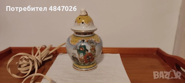 Стари порцеланови нощни лампи , снимка 11 - Антикварни и старинни предмети - 54795009