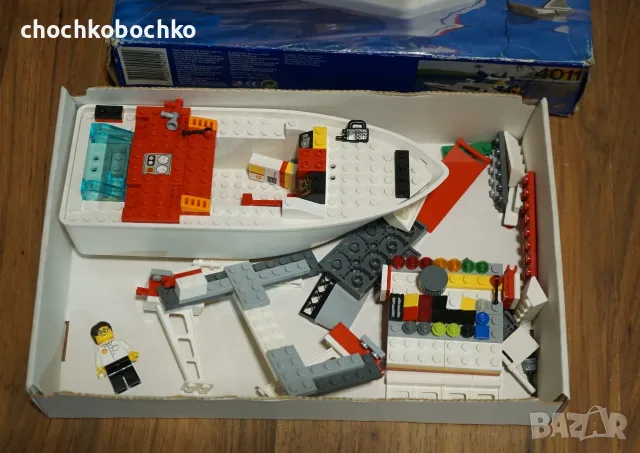 LEGO System 4011 конструктор лего моторна и рибарска лодка, снимка 2 - Конструктори - 55621461