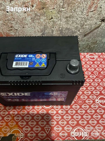 Нов акумулатор Exide 45 амп/ч 330 А азиатка R+, снимка 3 - Аксесоари и консумативи - 54992038
