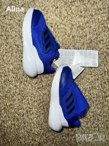Бебешки маратонки с лепки Adidas, снимка 4 - Бебешки обувки - 54202634