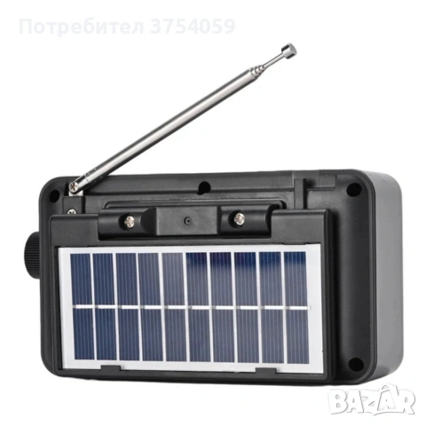 Соларно портативно радио JOC H6108REC-S с Bluetooth, FM радио и MP3 плеър, снимка 8 - Радиокасетофони, транзистори - 55175291