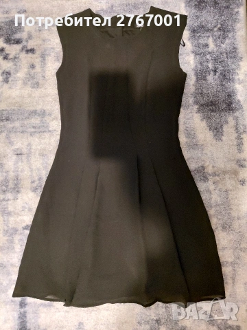 Mango къса черна рокля размер М
