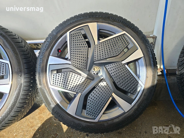 Оригинални джанти и гуми 5x112 8.5/9J 57.1мм от Skoda Enyaq VRS Coupe, снимка 5 - Гуми и джанти - 54569703