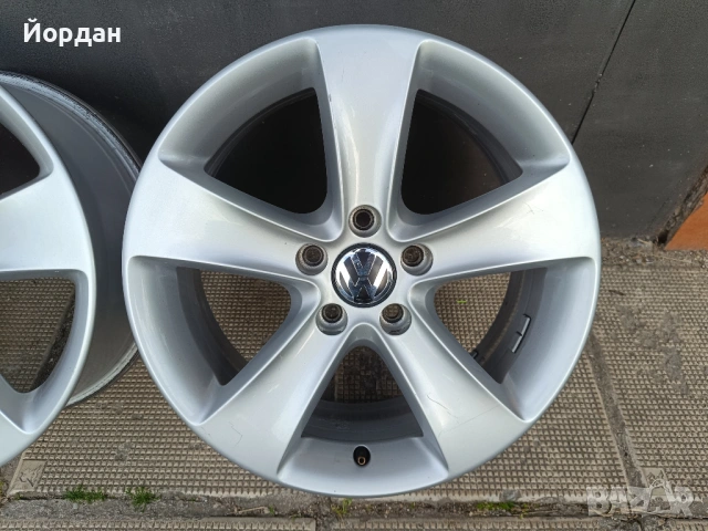 ОРИГИНАЛНИ джанти 17 ' цола 5x112 ФОЛКСВАГЕН / Volkswagen 57,1 ET39, снимка 11 - Гуми и джанти - 54568727