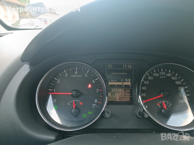 Nissan Qashqai   Газ/Бензин, снимка 9 - Автомобили и джипове - 55092582