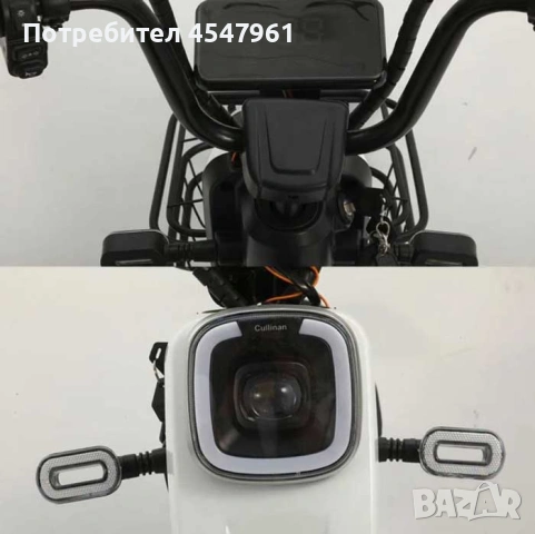 Електрически велосипед Motor9 500W | 45 км/ч | Аларма | Дистанционно управление, снимка 8 - Велосипеди - 54765998