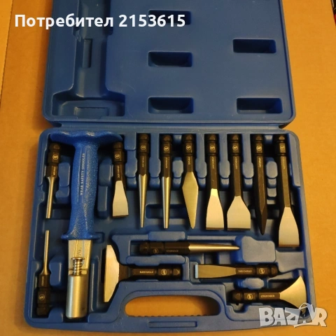 CORNWELL TOOLS 15части качествени длета Punch and Chisel Set, снимка 2 - Други инструменти - 54841795