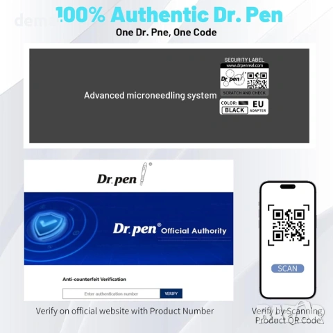 Професионална писалка за микронидлинг Dr. Pen M7S с 25 резервни патрона, снимка 7 - Други - 54341247