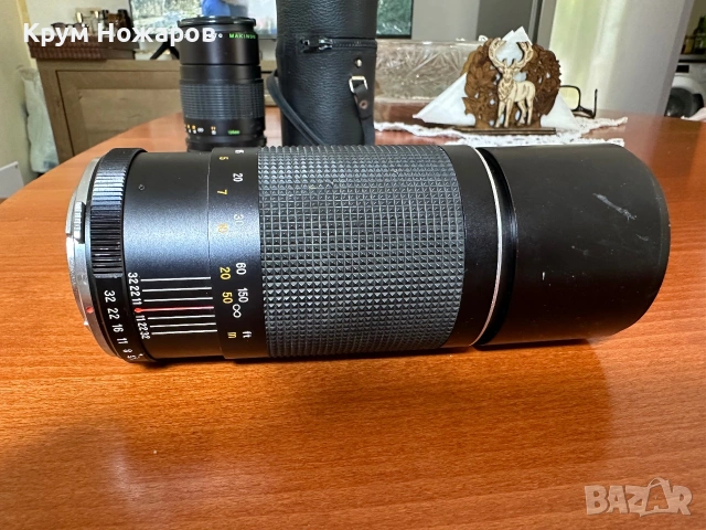 Продавам Обектив  Auto Optomax. 1:55. f=300mm. 58ф No 319136 в добро състояние ,цена-22€, снимка 2 - Обективи и филтри - 55261685