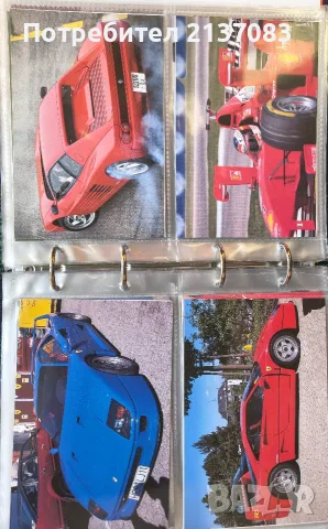 Албум Ferrari оригинален, без забележки, снимка 8 - Колекции - 55681309