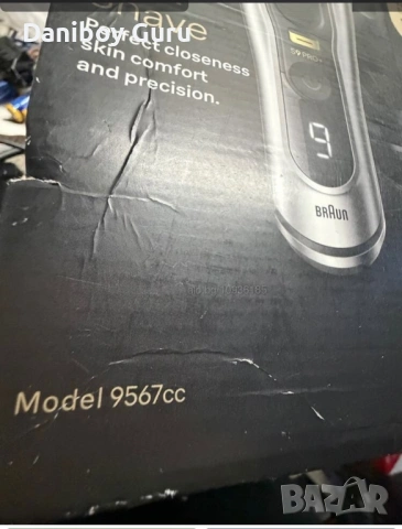 Braun Series 9 PRO+ 9567cc електрическа самобръсначка с почистваща и зарядна станция, снимка 10 - Електрически самобръсначки - 54531180