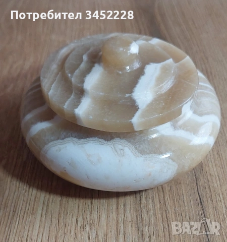 Кутия за бижута от минерал за ценители отлична , снимка 4 - Антикварни и старинни предмети - 55048844