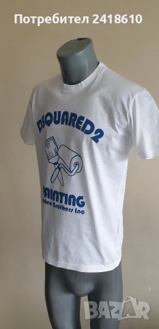DSQUARED2 Cotton Mens Size S НОВО! ОРИГИНАЛ! Мъжка Тениска!, снимка 10 - Тениски - 54256322