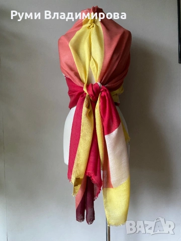 Голям шал Beck Sondergaard oт 50 %коприна и 50 % вълна