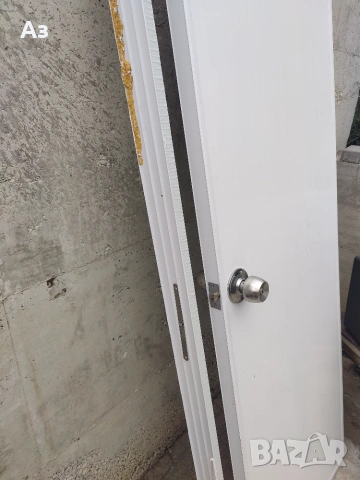 Продавам PVC Каса с врата за баня 60х195 см., дясна, снимка 3 - Врати за баня - 55216132