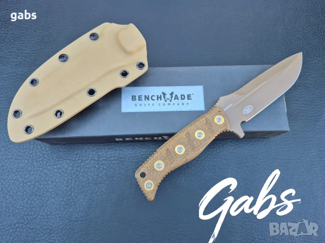 Нож Benchmade Fixed Adamas 375FE-1,Sibert Design,CPM CruWear ,фултанг, снимка 4 - Ножове - 55561457