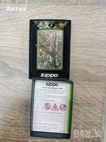 оригинална запалка Zippo Mossy Оаk, снимка 2 - Други ценни предмети - 54801929