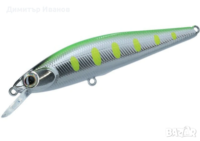 Чисто нов воблер Daiwa DR. MINNOW II 42F, 2.1g, плаващ – Цвят Chart Yamame
