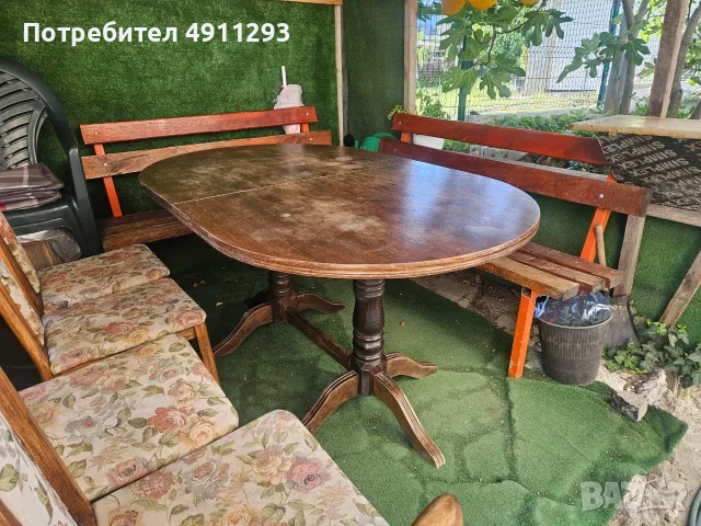 Маса трапезна от масив, снимка 5 - Маси - 55581192