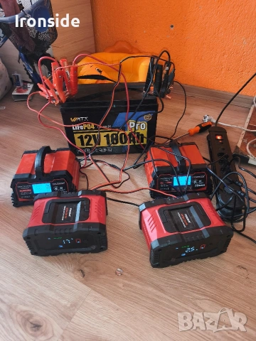 Зарядно за lifepo4 и всички видове акумулатори 12v24v