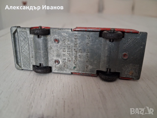 Стара английска количка MATCHBOX от 60-те г., снимка 5 - Колекции - 54405063