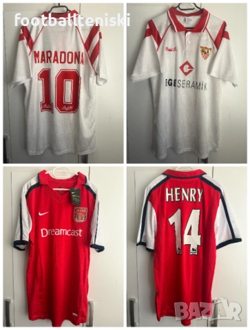 Футболни Тениски Penev Petrov Berbatov Stoichkov Maradona Barcelona Ronaldo, снимка 7 - Футбол - 54080703