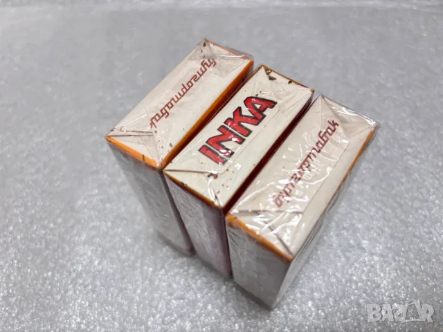 Стари цигари "INKA", "ИНТЕР" пакет, запечатани, снимка 6 - Колекции - 55293660