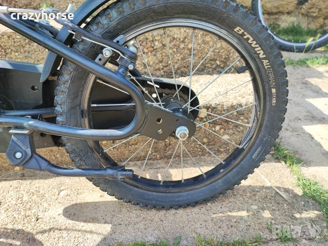 Детски велосипед B-Twin 16" внос от Швейцария, снимка 7 - Детски велосипеди, триколки и коли - 55133467