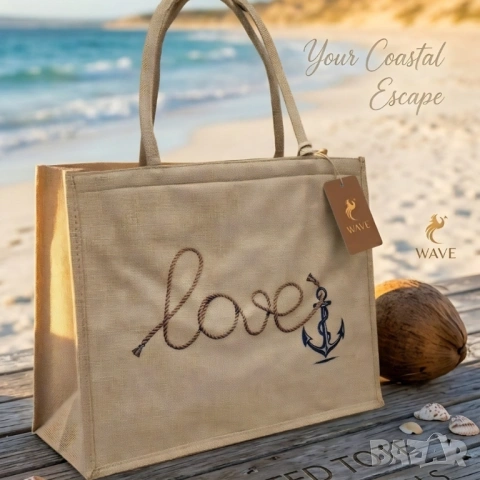 Лятна чанта за плаж и разходка., снимка 5 - Чанти - 54298513