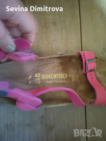 Дамски сандали Birkenstock 42 номер, снимка 2 - Сандали - 55143536
