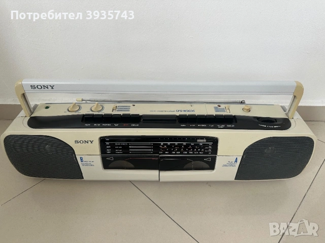 Sony CFS-W303 за Профилактика , снимка 2 - Радиокасетофони, транзистори - 54659158