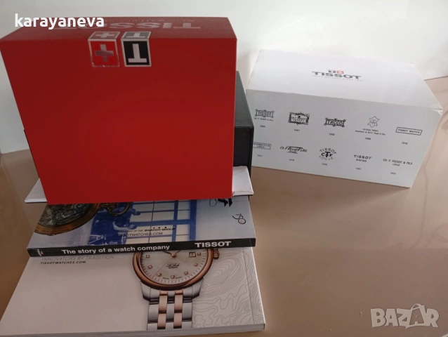 Дамски часовник с диаманти-TISSOT Pinky T084.210.11.116.01, снимка 8 - Дамски - 54932518
