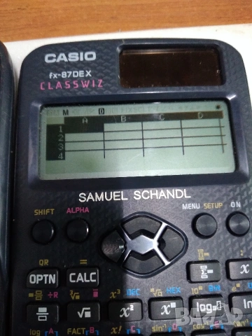 Калкулатор CASIO-87DEX, снимка 4 - Друга електроника - 55045082