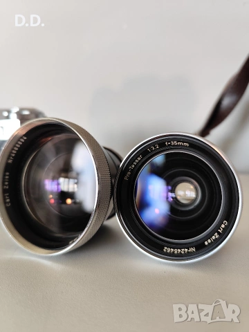 Zeiss Ikon Contaflex Super BC с 3 Carl Zeiss обектива, снимка 10 - Фотоапарати - 54154846