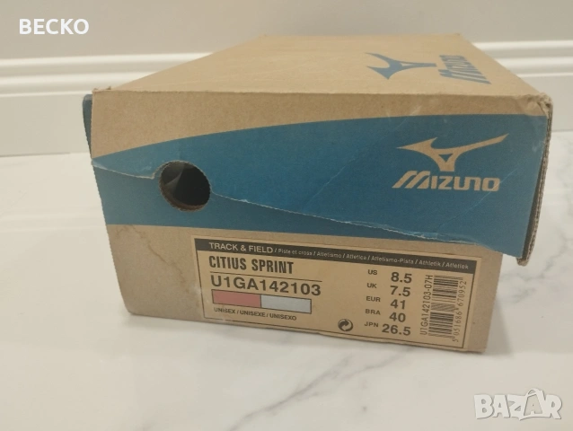 Шпайкове Mizuno 41, снимка 11 - Маратонки - 55080894