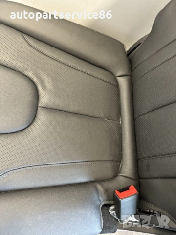 Задна дясна седалка трети ред черна кожа за Hyundai Santa Fe 2.2 CRDi (2020), снимка 2 - Части - 54389584