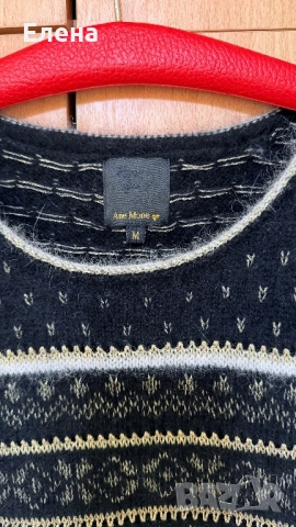 Пуловер Ane Mone. Размер М/L. 64% ангора, снимка 12 - Блузи с дълъг ръкав и пуловери - 54274074
