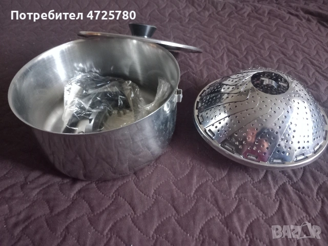 тенджера алпака хром Силистра 