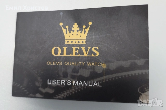 Мъжки часовник OLEVS – елегантен, снимка 5 - Мъжки - 54225040