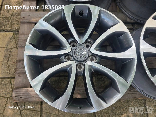 Лети джанти 17ки 5х114.3 Nissan, снимка 5 - Гуми и джанти - 55266956