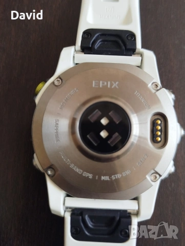 Garmin Epix Gen 2 White Titanium/Sapphire 47mm Смарт часовник, снимка 4 - Смарт гривни - 54386585